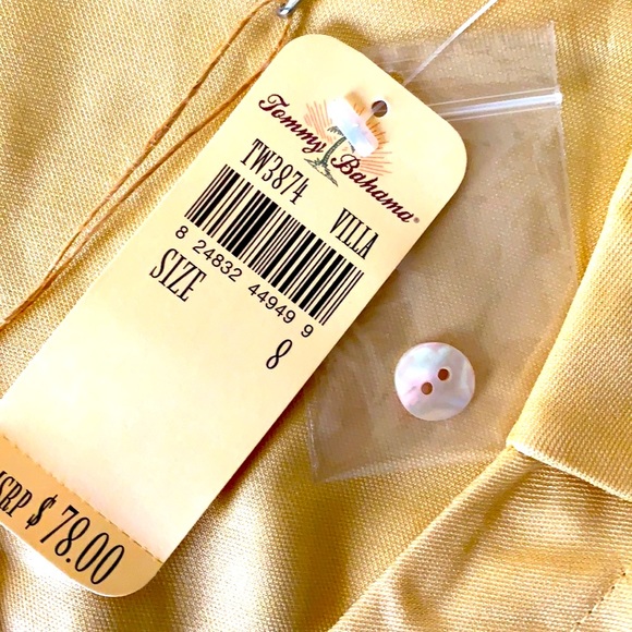 Tommy Bahama Timeless Twill Tie Top “Villa” - Picture 4 of 6